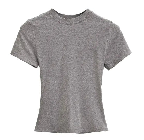Camiseta Básica de Color Liso