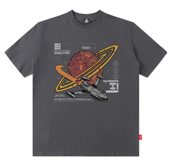 Camiseta Estampada Estilo Urbano para Hombre
