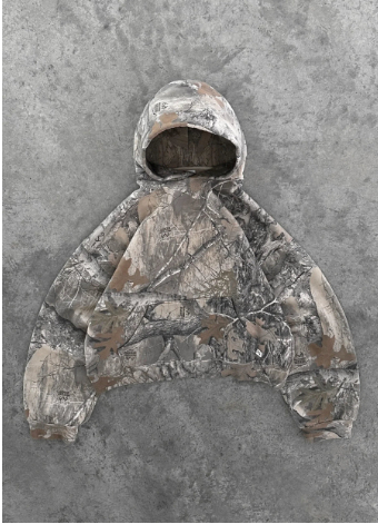 Sudadera con Capucha Camuflaje Streetwear