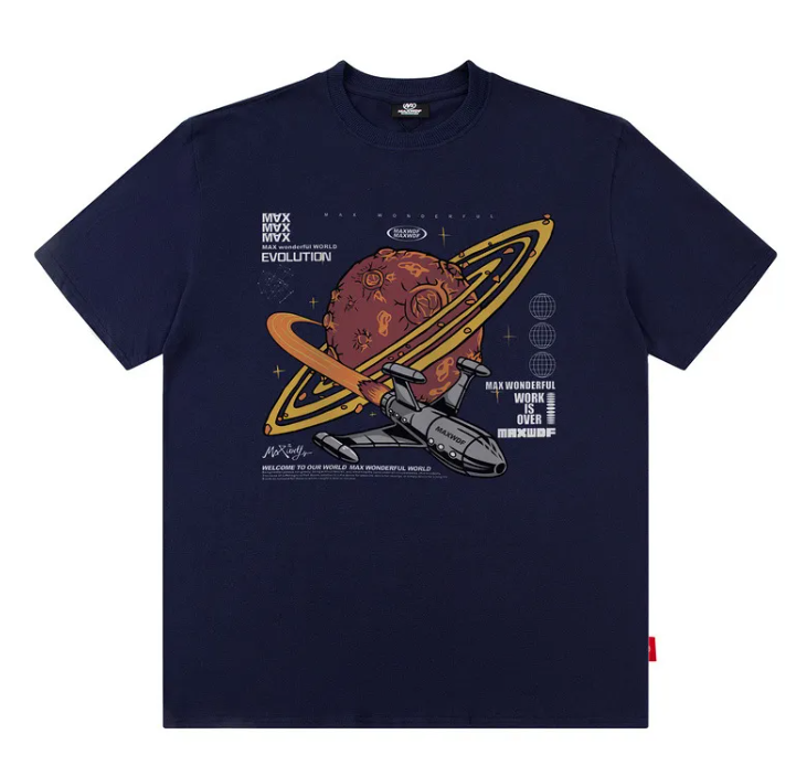 Camiseta Estampada Estilo Urbano para Hombre