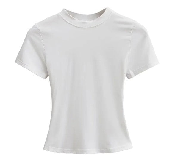 Camiseta Básica de Color Liso