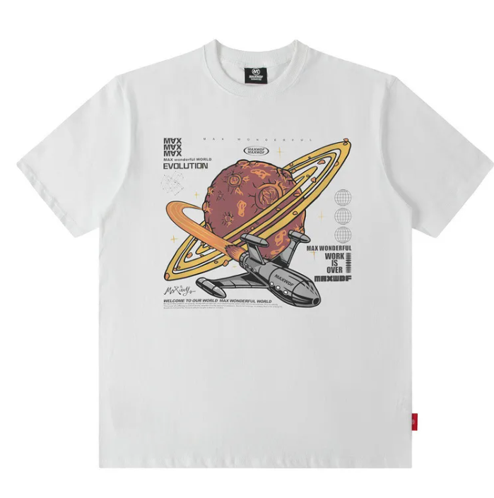 Camiseta Estampada Estilo Urbano para Hombre