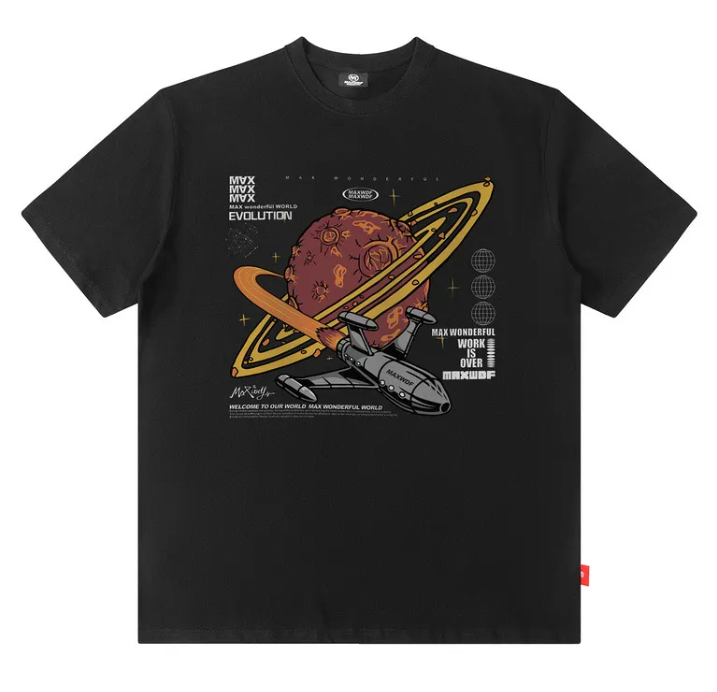 Camiseta Estampada Estilo Urbano para Hombre