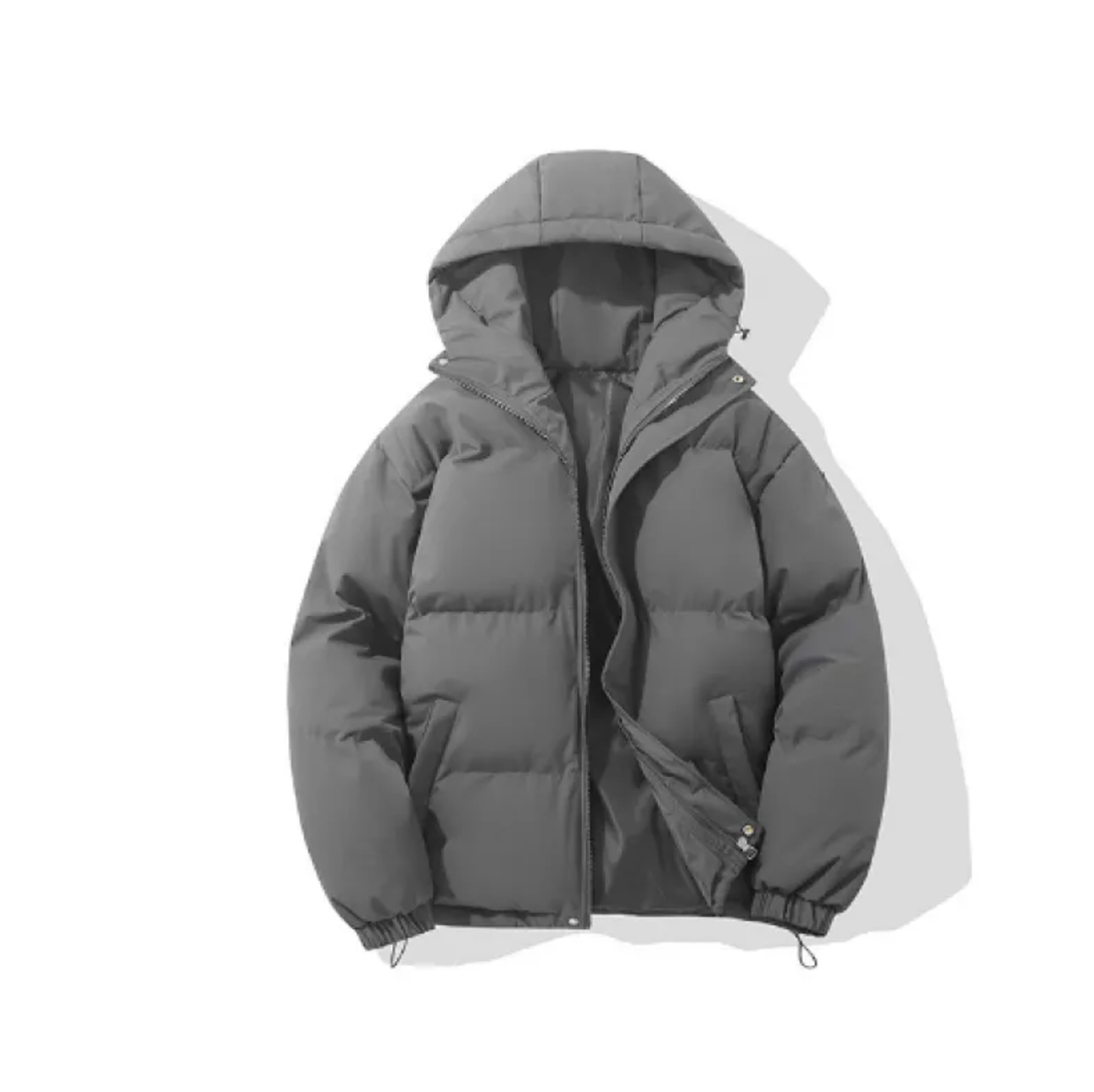 Chaqueta Acolchada con Capucha para Hombre