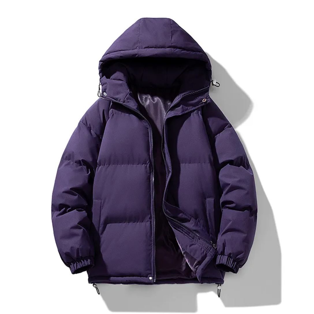 Chaqueta Acolchada con Capucha para Hombre
